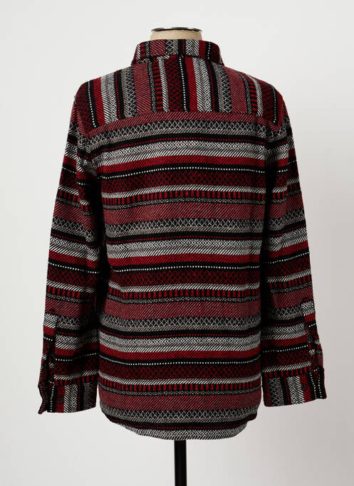 Chemise manches longues rouge WEMOTO pour homme