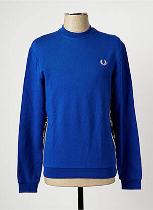 Sweat-shirt bleu FRED PERRY pour homme