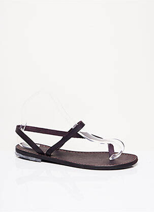 Tongs voute plantaire talon plat jusqu'à 3cm violet LANAPO femme