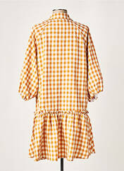 Robe courte orange ICHI pour femme seconde vue