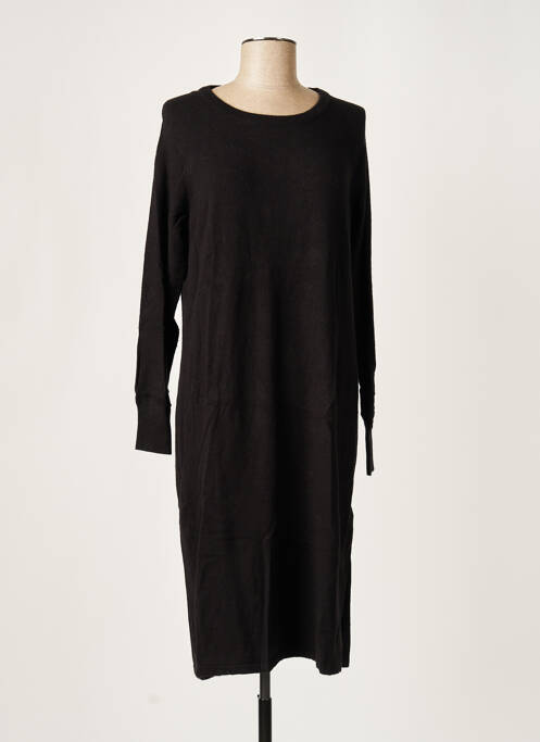 Robe pull noir ICHI pour femme