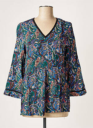 Blouse imprimé fantaisie manches longues vert VERO MODA femme