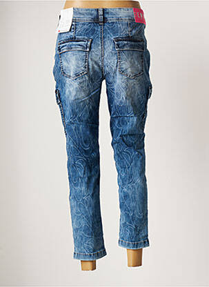 Pantalon 7/8 stretch taille normale bleu STREET ONE femme