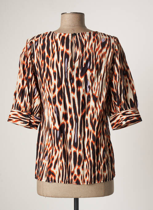 Blouse orange ICHI pour femme