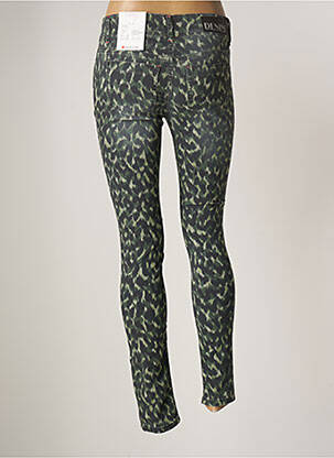 Pantalon slim taille basse taille basse vert STREET ONE femme