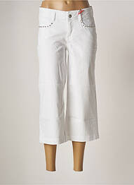 Pantacourt stretch taille normale blanc STREET ONE femme