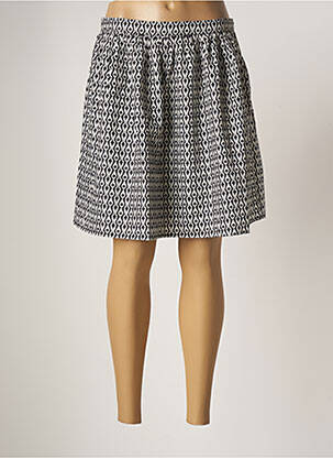 Jupe courte coupe évasée noir MOLLY BRACKEN femme