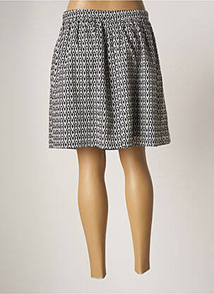 Jupe courte coupe évasée noir MOLLY BRACKEN femme