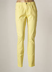 Pantalon slim jaune GEISHA pour femme seconde vue