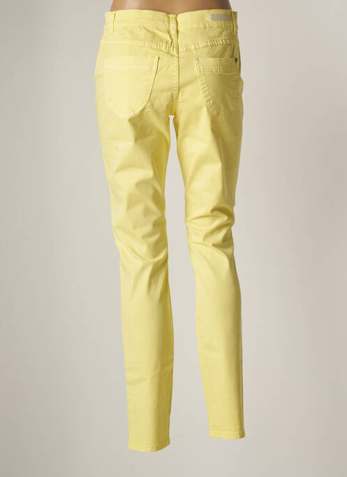 Pantalon slim jaune GEISHA pour femme