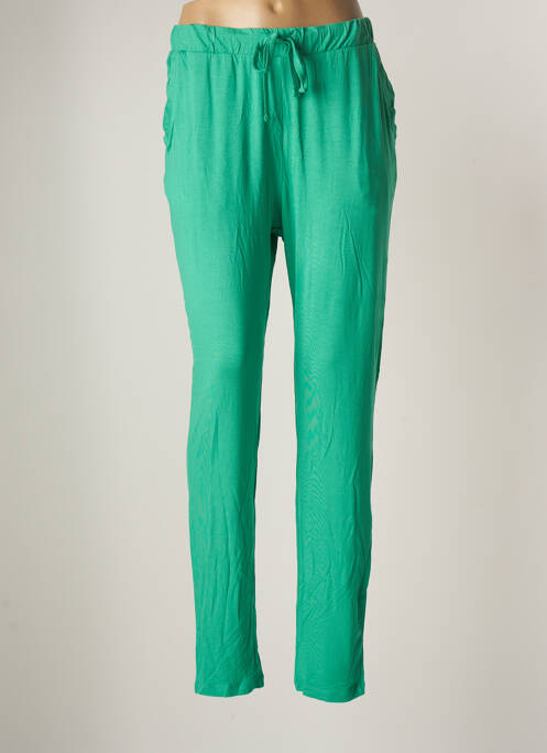 Pantalon slim vert ICHI pour femme