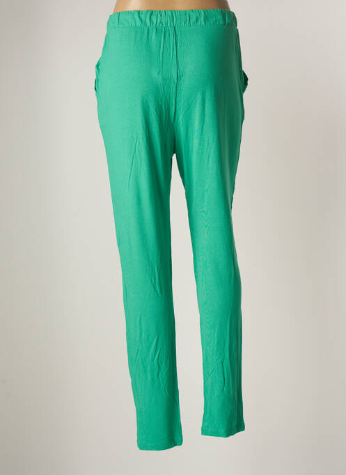 Pantalon slim vert ICHI pour femme