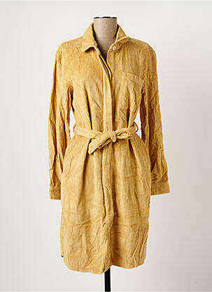 Robe mi-longue beige COUTURIST pour femme