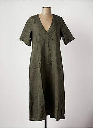 Robe mi-longue vert COUTURIST pour femme