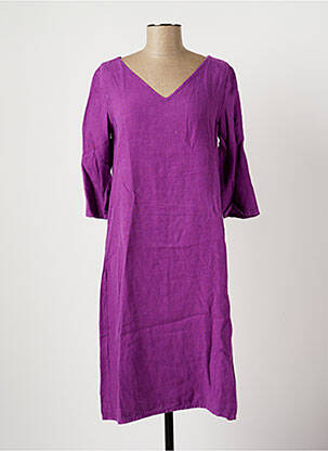 Robe mi-longue violet COUTURIST pour femme