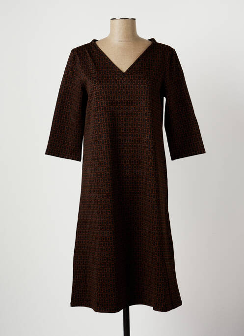 Robe mi-longue noir COUTURIST pour femme
