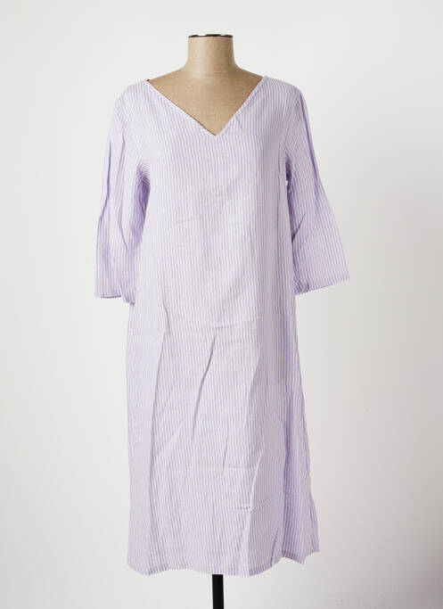 Robe mi-longue violet COUTURIST pour femme