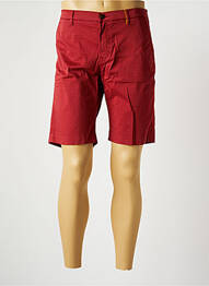 Bermuda stretch taille normale rouge COUTURIST homme