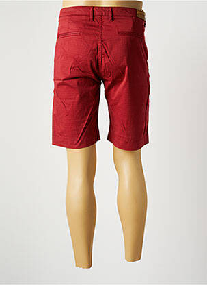 Bermuda stretch taille normale rouge COUTURIST homme