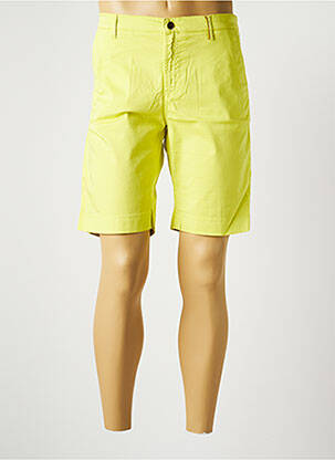 Bermuda stretch taille normale vert COUTURIST homme