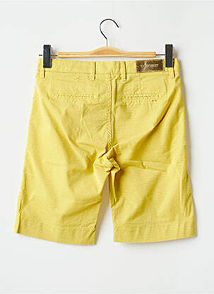 Bermuda tissage popeline taille normale jaune COUTURIST homme