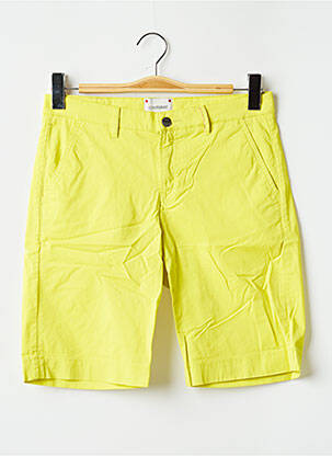 Bermuda tissage popeline taille normale vert COUTURIST homme
