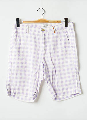 Bermuda poches taille normale violet COUTURIST homme