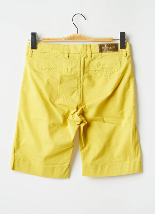 Bermuda tissage popeline taille normale jaune COUTURIST homme