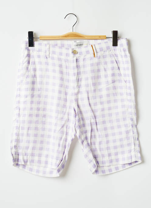 Bermuda poches taille normale violet COUTURIST homme