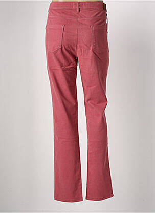Pantalon droit stretch taille normale rose COUTURIST femme