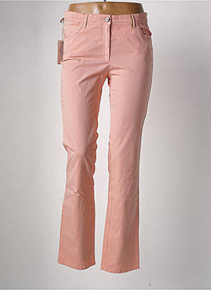 Pantalon droit stretch taille normale orange COUTURIST femme