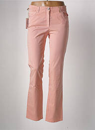 Pantalon droit stretch taille normale orange COUTURIST femme