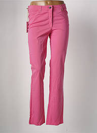 Pantalon droit stretch taille normale rose COUTURIST femme