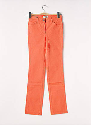 Pantalon slim stretch taille normale orange COUTURIST femme