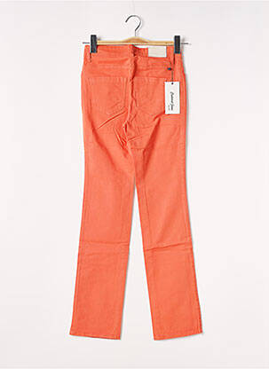 Pantalon slim stretch taille normale orange COUTURIST femme