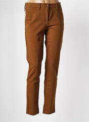 Pantalon chino marron COUTURIST pour femme seconde vue