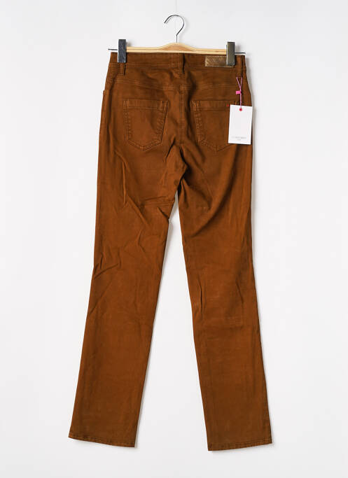 Pantalon slim marron COUTURIST pour femme