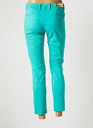Pantalon 7/8 stretch taille normale vert COUTURIST femme