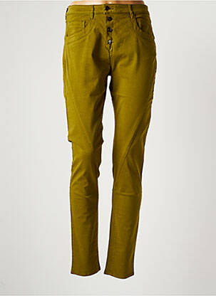Pantalon slim skinny taille haute vert COUTURIST femme