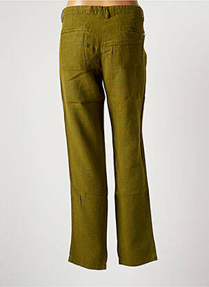 Pantalon droit taille normale taille normale vert COUTURIST femme