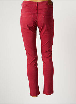 Pantalon slim taille haute taille haute rose COUTURIST femme