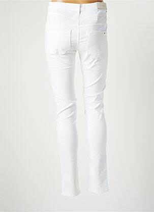 Pantalon slim stretch taille haute blanc COUTURIST femme
