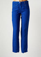 Pantalon droit bleu COUTURIST pour femme seconde vue