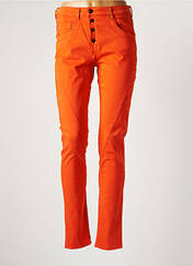 Pantalon slim orange COUTURIST pour femme seconde vue