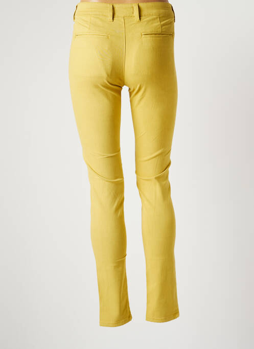 Pantalon chino jaune COUTURIST pour femme