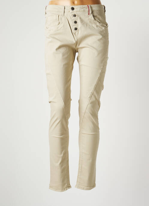 Pantalon slim beige COUTURIST pour femme