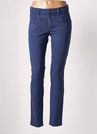 Pantalon slim stretch taille normale bleu COUTURIST femme