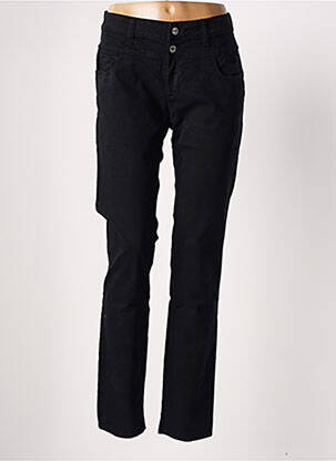 Pantalon slim stretch taille normale noir COUTURIST femme