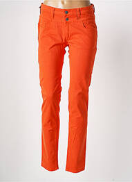 Pantalon slim stretch taille normale orange COUTURIST femme