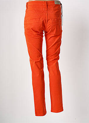 Pantalon slim stretch taille normale orange COUTURIST femme